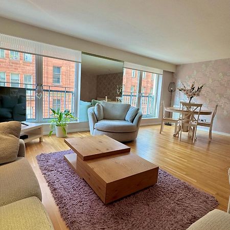 Merchant City Luxury 2 Bedroom Apartment With Secure Parking Available On Request 글라스고 외부 사진